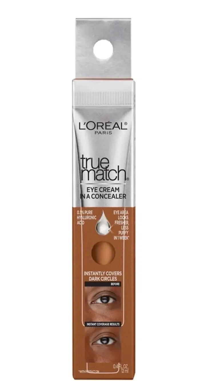 Lot of 2 -L'Oréal Paris True Match Eye Cream New Concealer Deep Profond N9-10